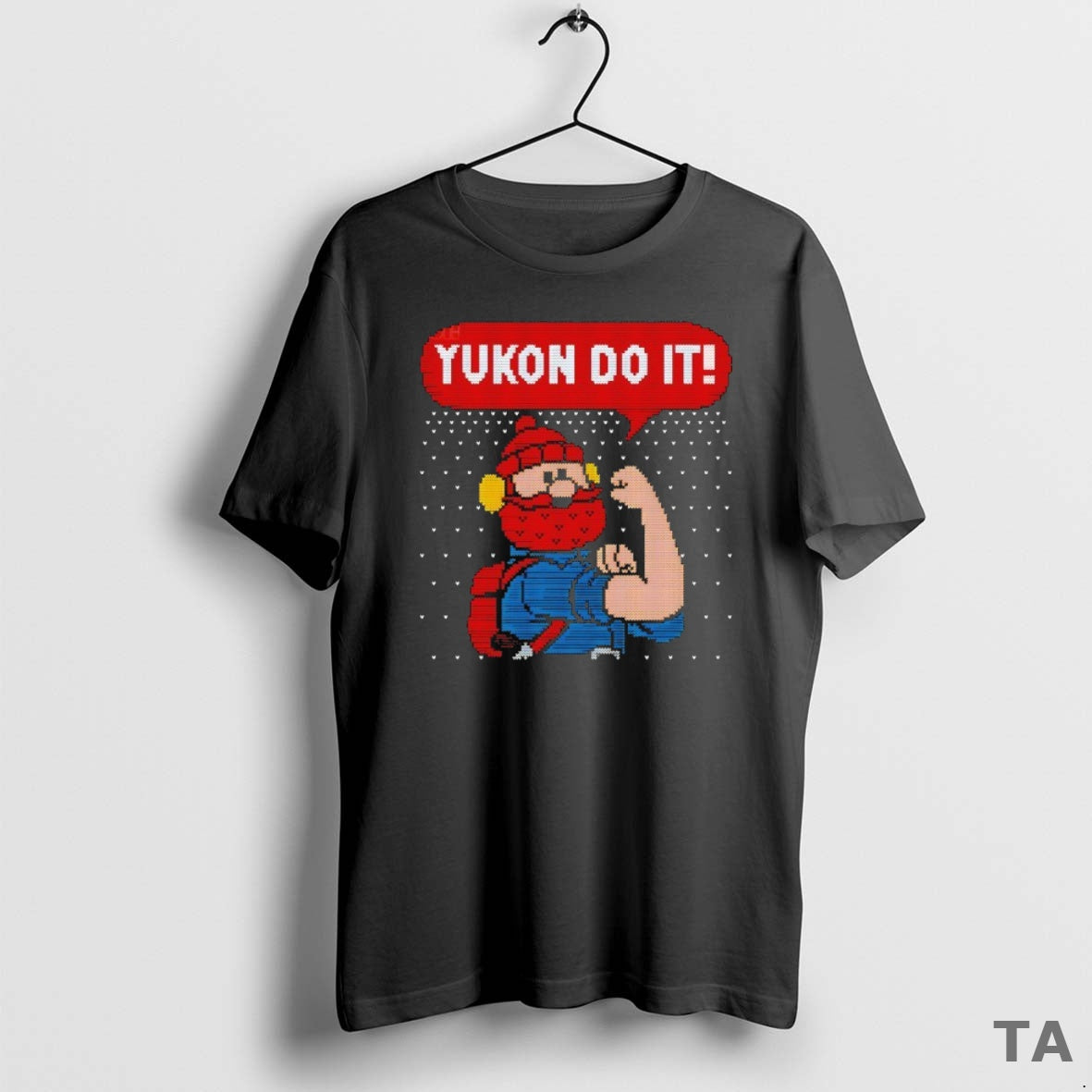 Top Yukon Cornelius Rudolph The Red Nosed Reindeer X Rosie The Riveter Yukon Do It Shirt Hoodie Sweatshirt | PurePodTees.com