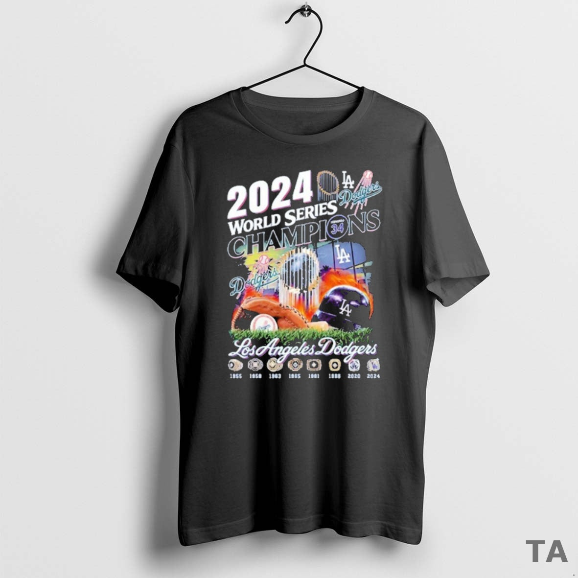 Top Los Angeles Dodgers 2024 World Series Champions Fernando 34 1955 _e2_80_93 2024 Shirt Hoodie Sweatshirt | PurePodTees.com