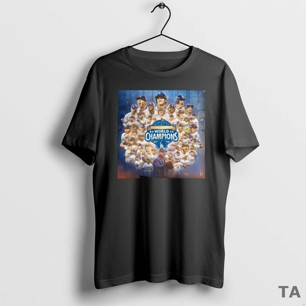 Top The Los Angeles Dodgers Back To Back World Series 24 25 Champions Shirt Hoodie Sweatshirt | PurePodTees.com