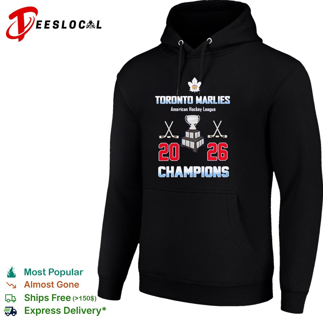 Toronto Marlies 2026 Champions American Hockey League trophy shirt