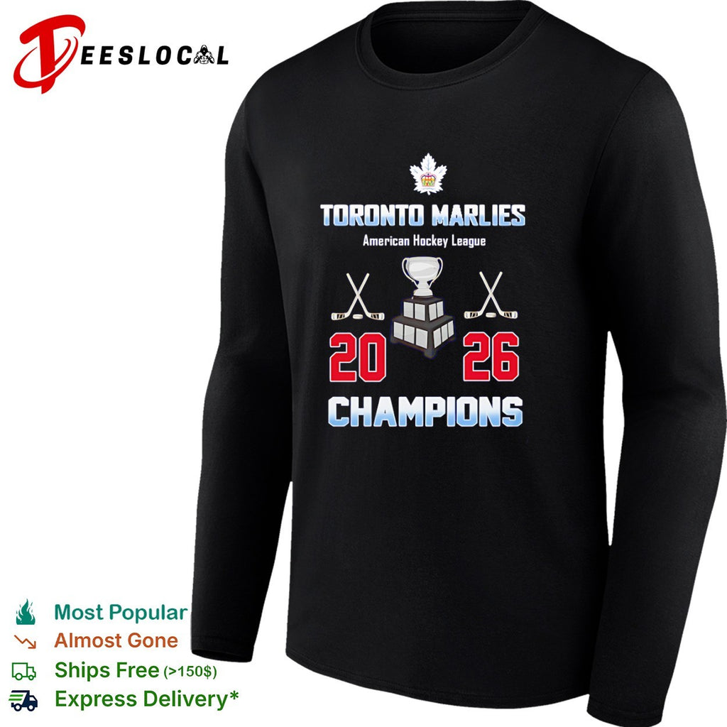 Toronto Marlies 2026 Champions American Hockey League trophy shirt