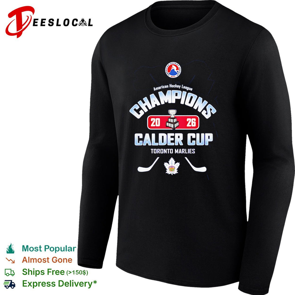 Toronto Marlies American Hockey League 2026 Cup Champions shirt