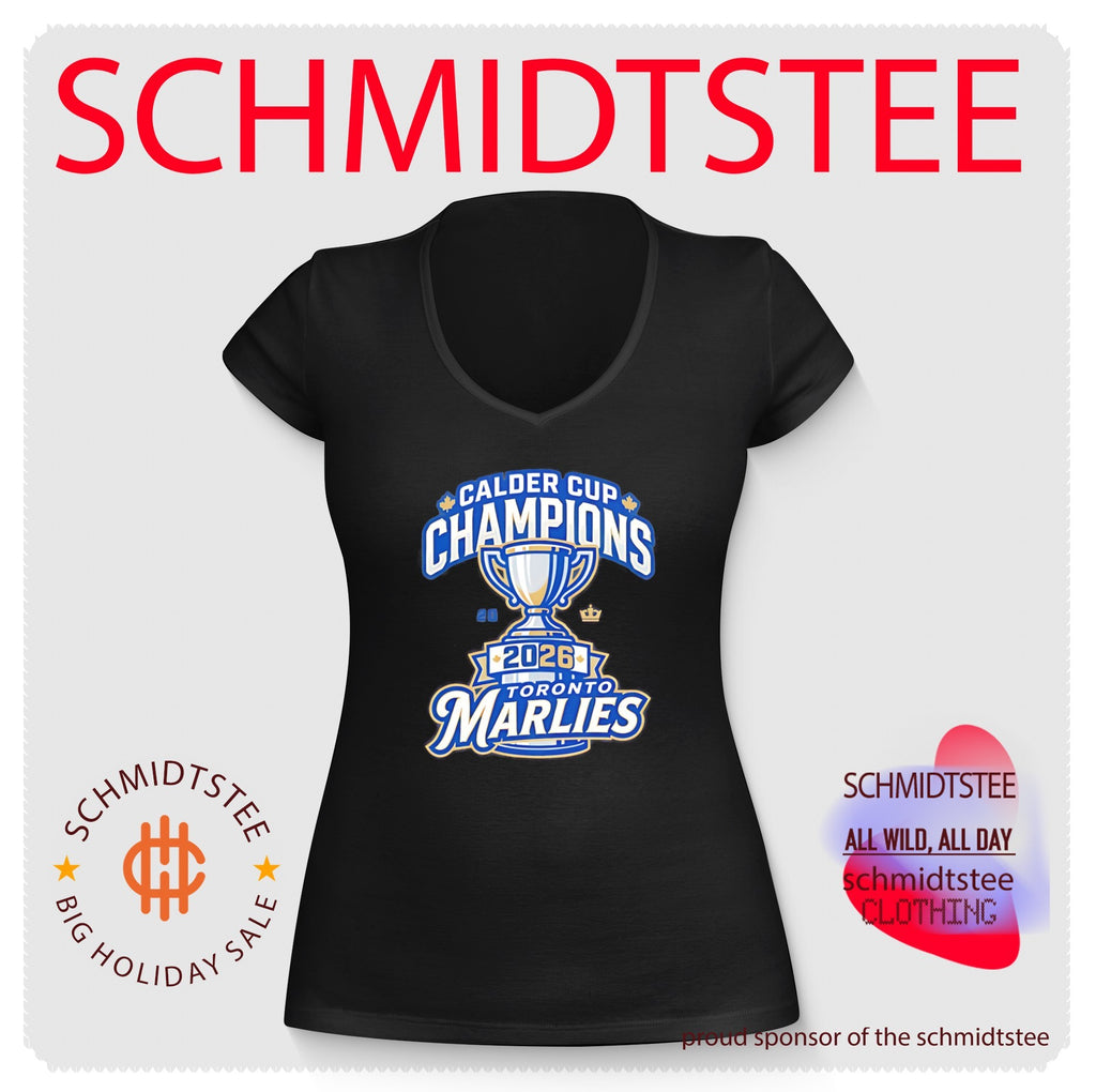 Toronto Marlies Calder Cup Champions 2026 trophy graphic shirt