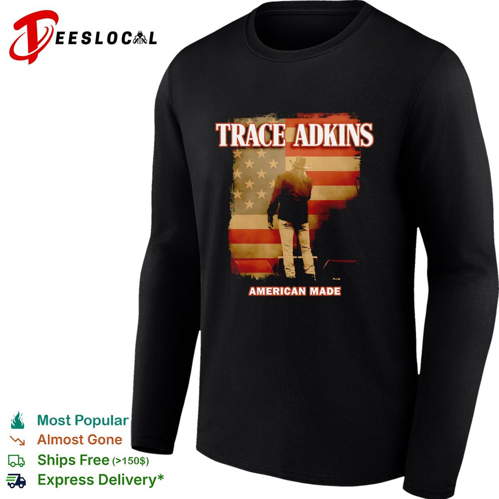 Trace Adkins American made man flag shirt