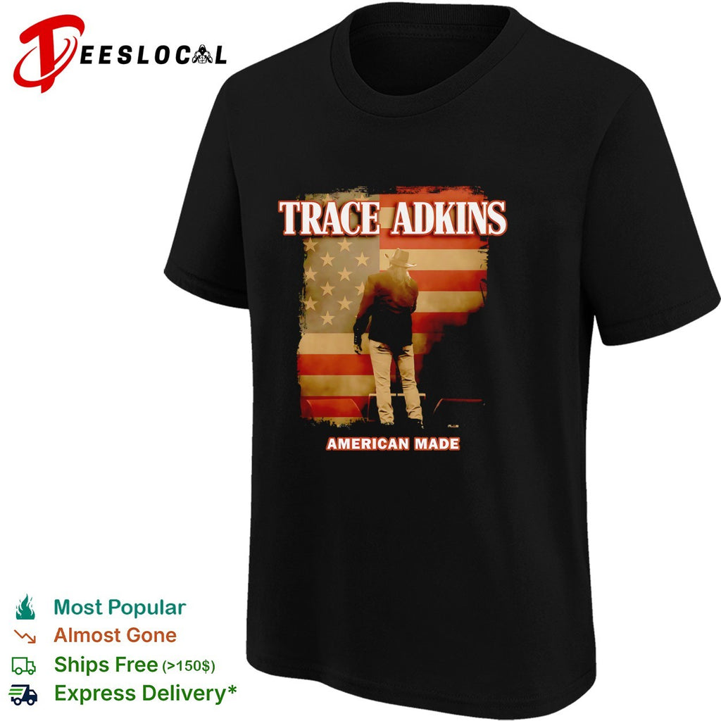 Trace Adkins American made man flag shirt