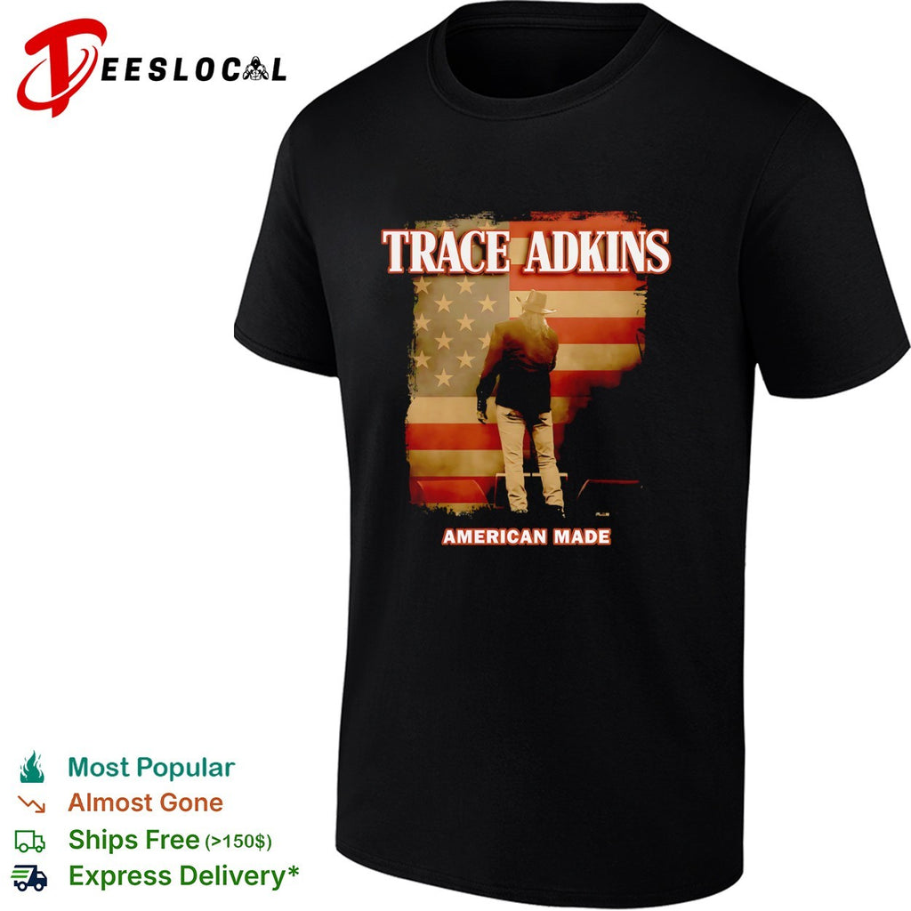 Trace Adkins American made man flag shirt