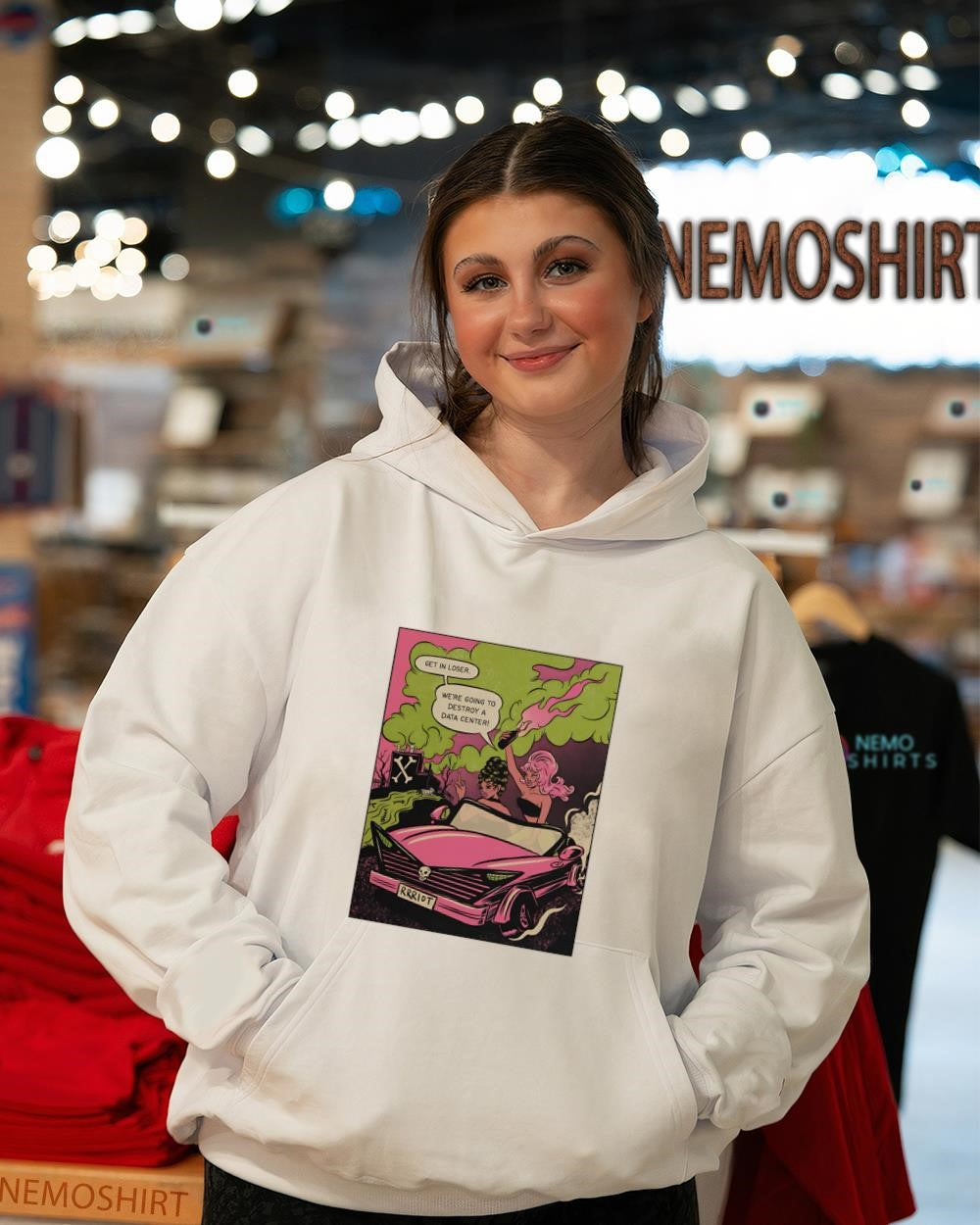 Tragic Girls get in loser we’re going to destroy a data center shirt
