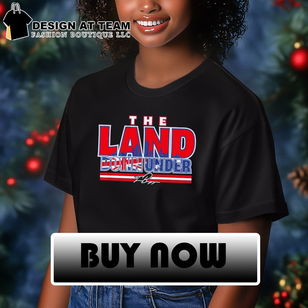 Travis Bazzana Cleveland Guardians MLB The Land Down Under signature shirt