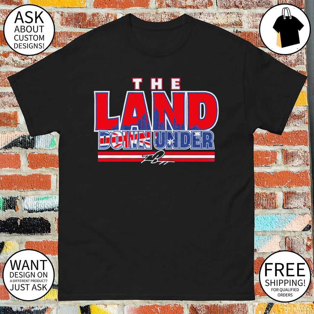 Travis Bazzana Cleveland Guardians MLB The Land Down Under signature shirt