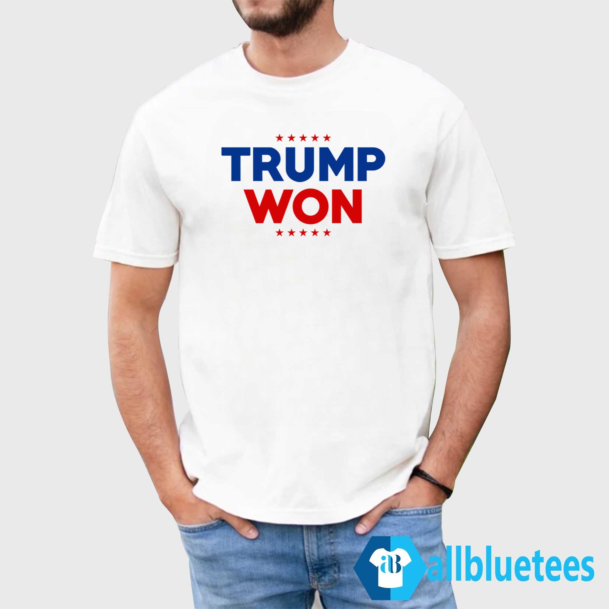 Travis Kelce Wearing Trump Won Shirt