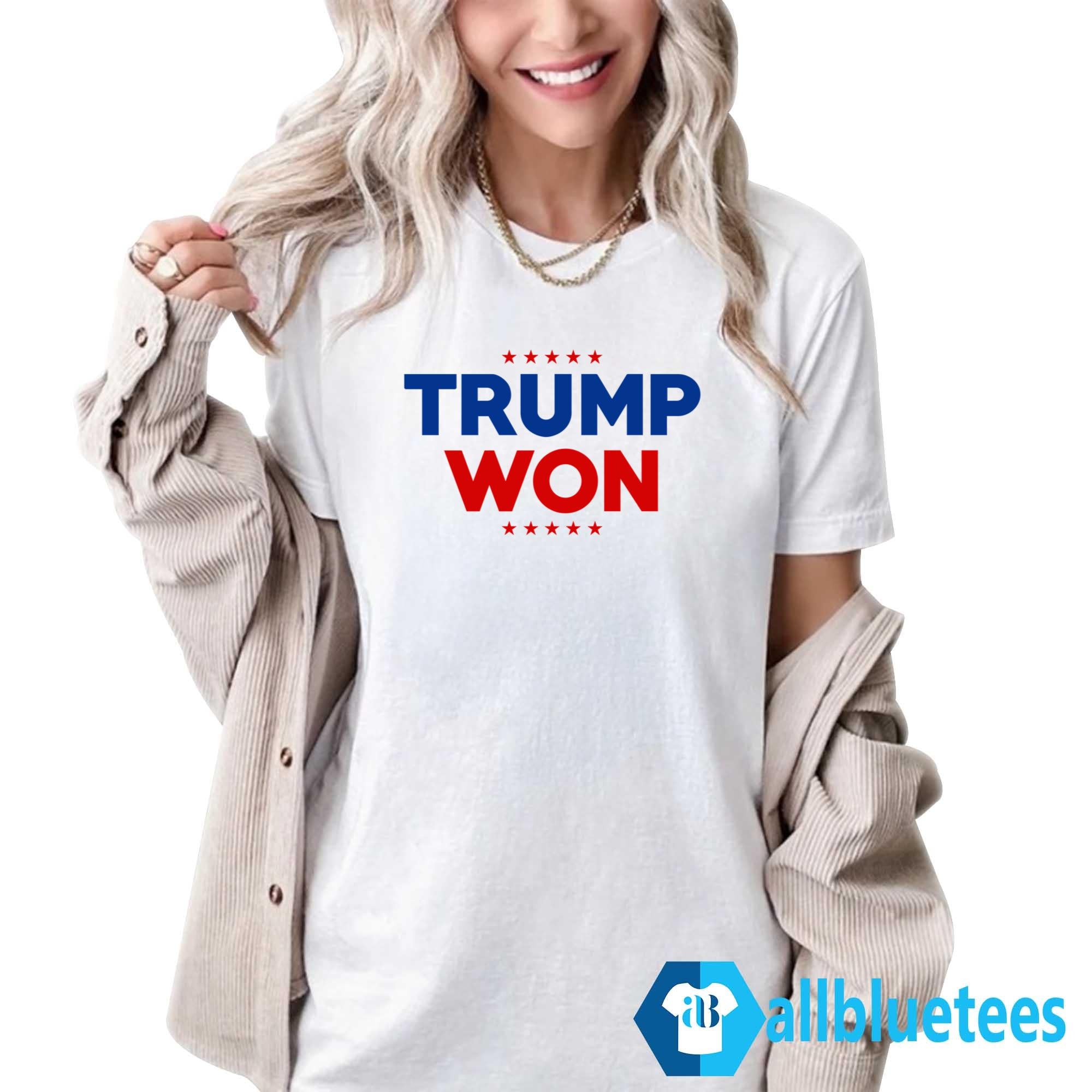 Travis Kelce Wearing Trump Won Shirt