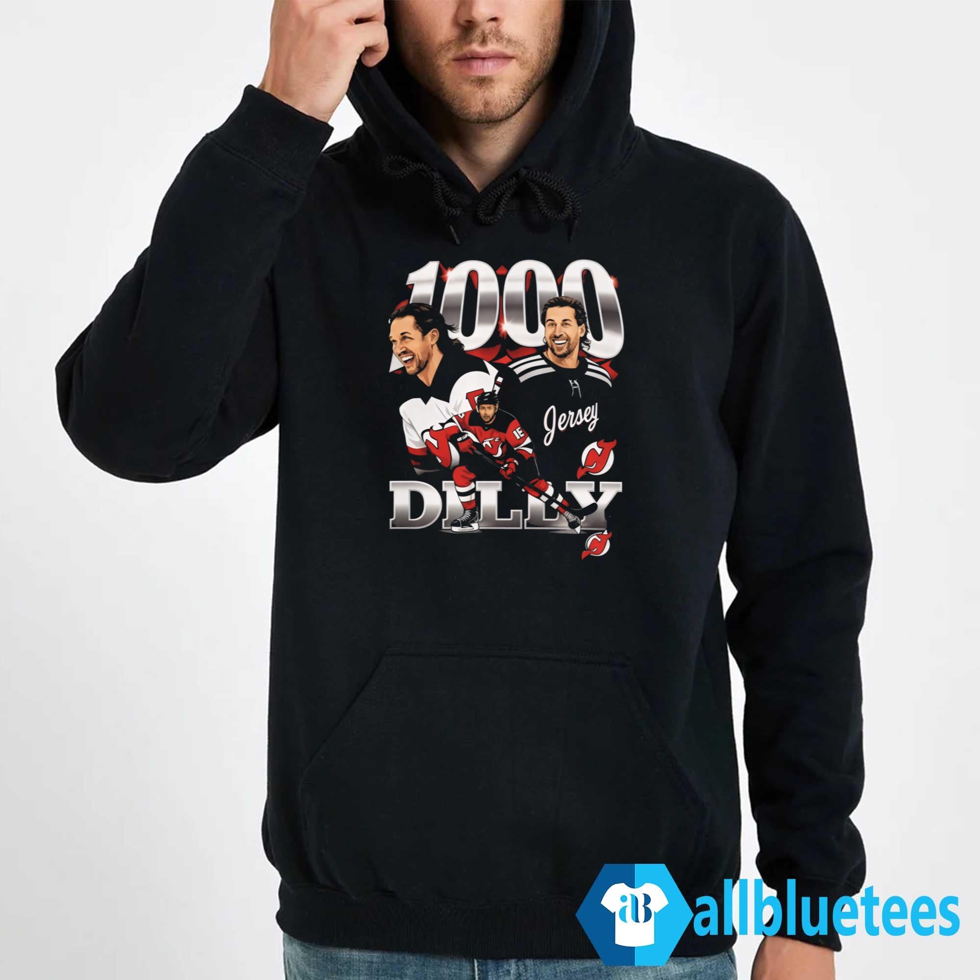 Travis Zajac 1000 Games Shirt