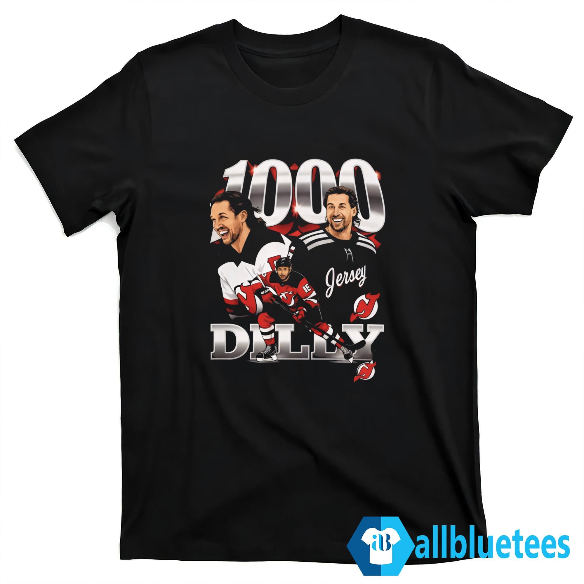 Travis Zajac 1000 Games Shirt