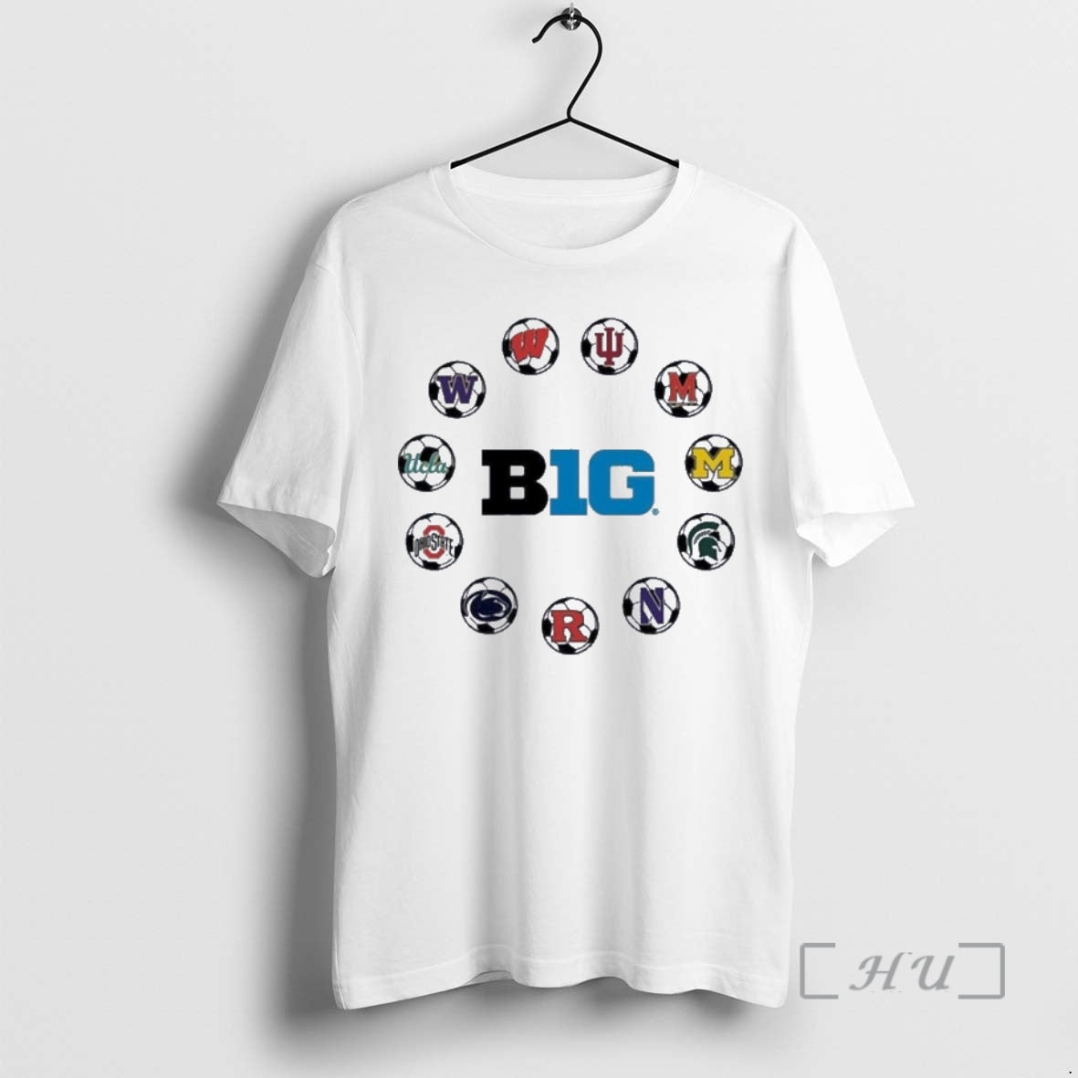 Trending 2025 Big Ten Mens Soccer All Teams Shirt Hoodie Sweatshirt | PurePodTees.com