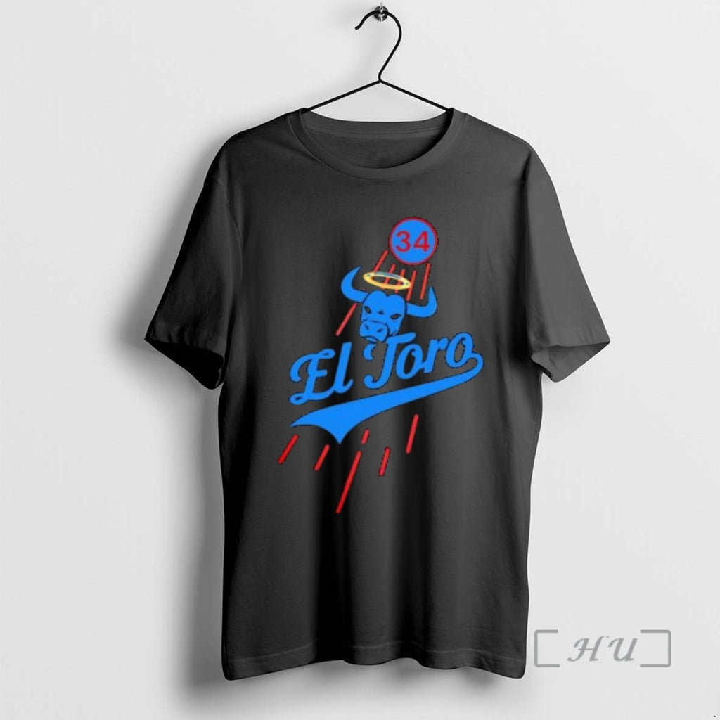 Trending 34 El Toro In Memory Of Fernando Valenzuela Dodgers 1960 2024 Forever Premium Shirt Hoodie Sweatshirt