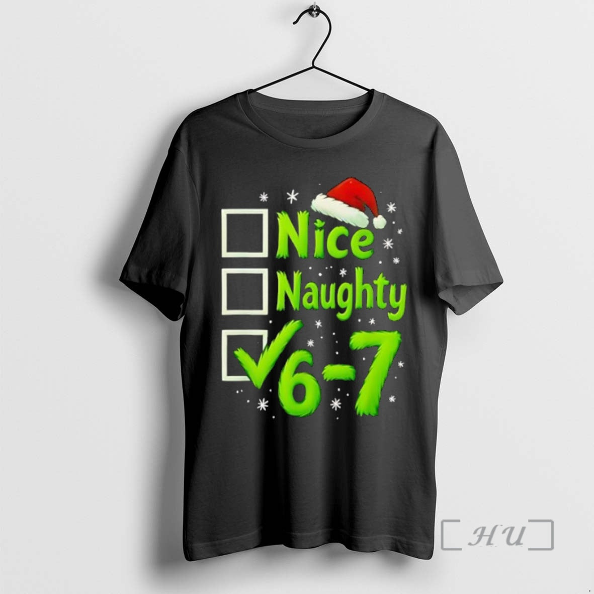 Trending 6 7 Meme Nice Naughty 67 Christmas Shirt Hoodie Sweatshirt | PurePodTees.com