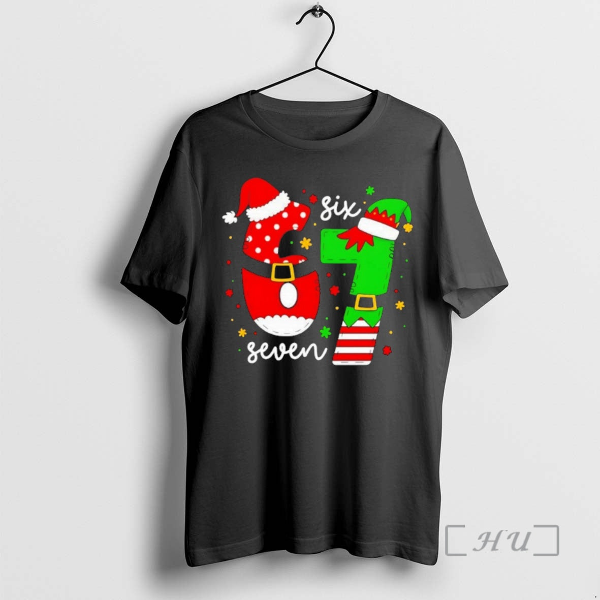 Trending 67 Christmas Santa Elf Shirt Hoodie Sweatshirt | PurePodTees.com