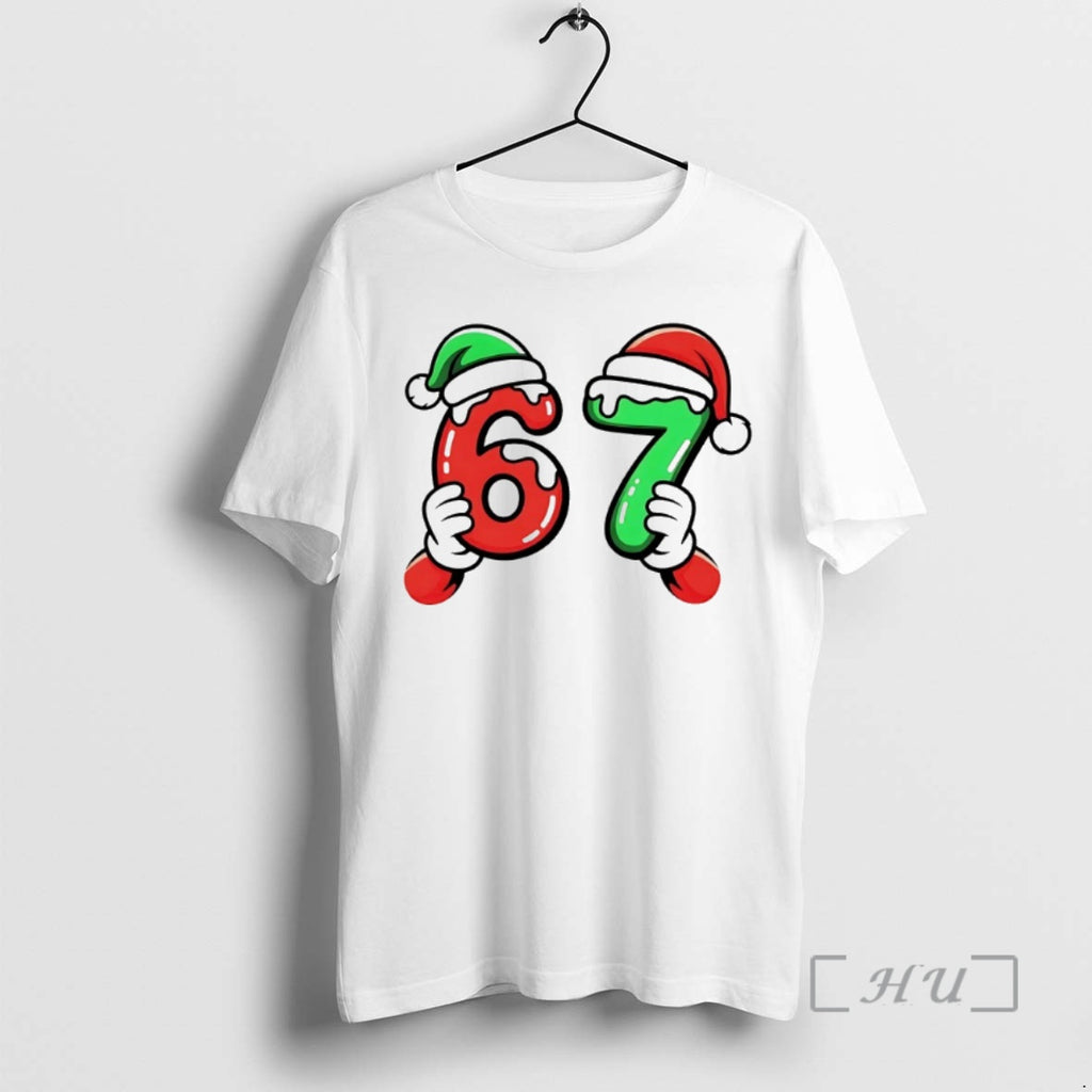 Trending 67 Santa Hands Christmas Shirt Hoodie Sweatshirt | PurePodTees.com