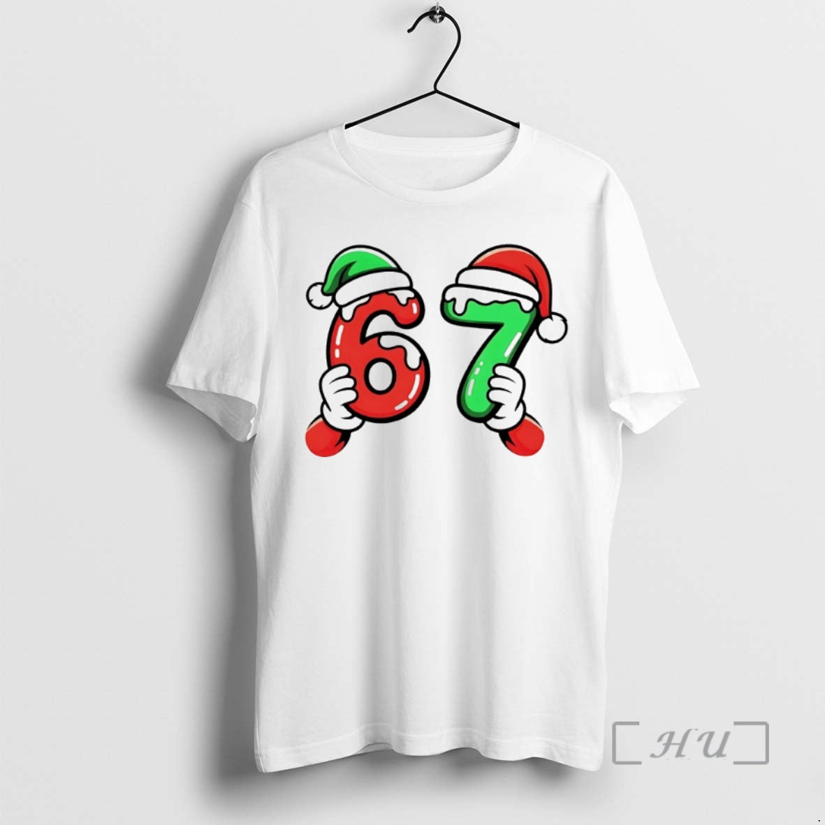 Trending 67 Santa Hands Christmas Shirt Hoodie Sweatshirt | PurePodTees.com