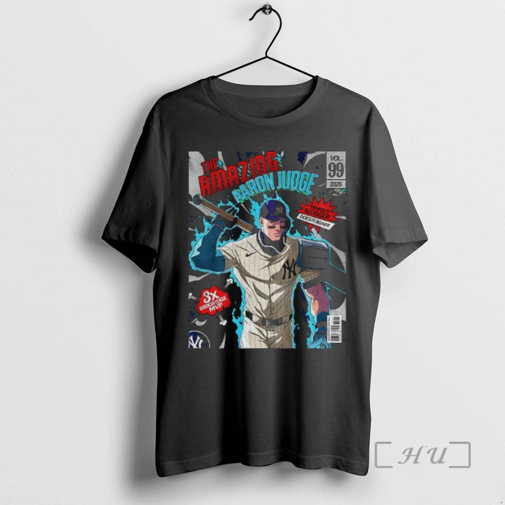 Trending Aaron Judge The Amazing New York Yankees Slugger Does It Again 3x American League Shirt Hoodie Sweatshirt