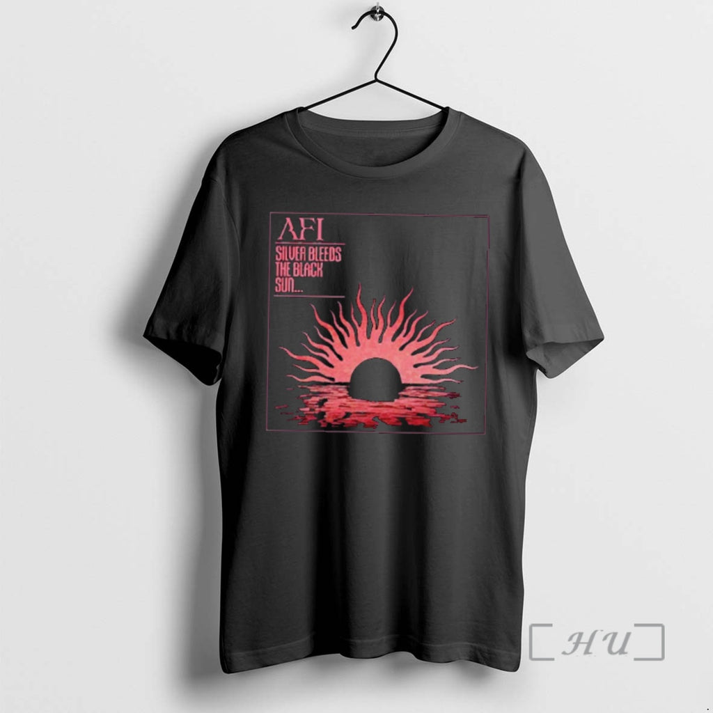 Trending Afi Silver Bleeds The Black Sun Shirt Hoodie Sweatshirt | PurePodTees.com