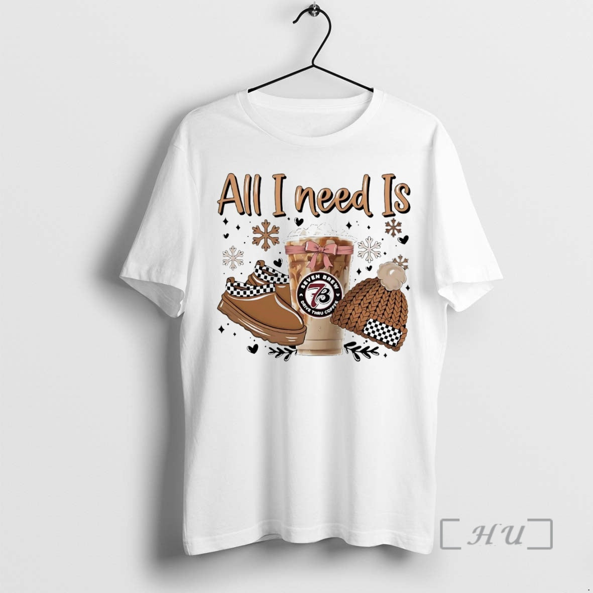 Trending All I Need Is 7brew Christmas Shirt Hoodie Sweatshirt | PurePodTees.com