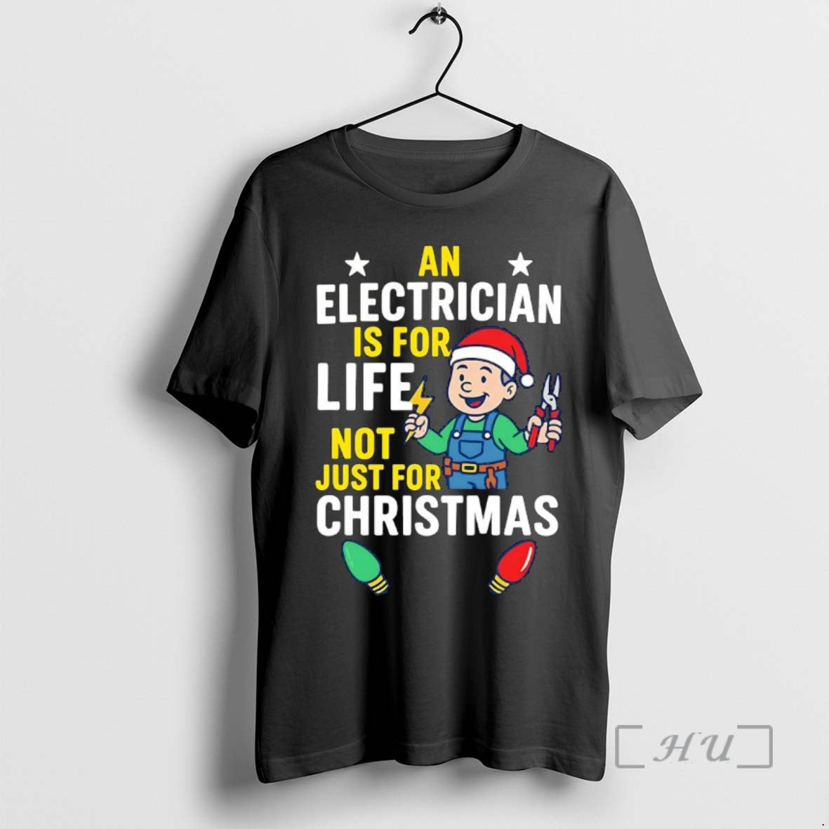 Trending An Electrician Is For Life Not Just For Christmas Shirt Hoodie Sweatshirt | PurePodTees.com