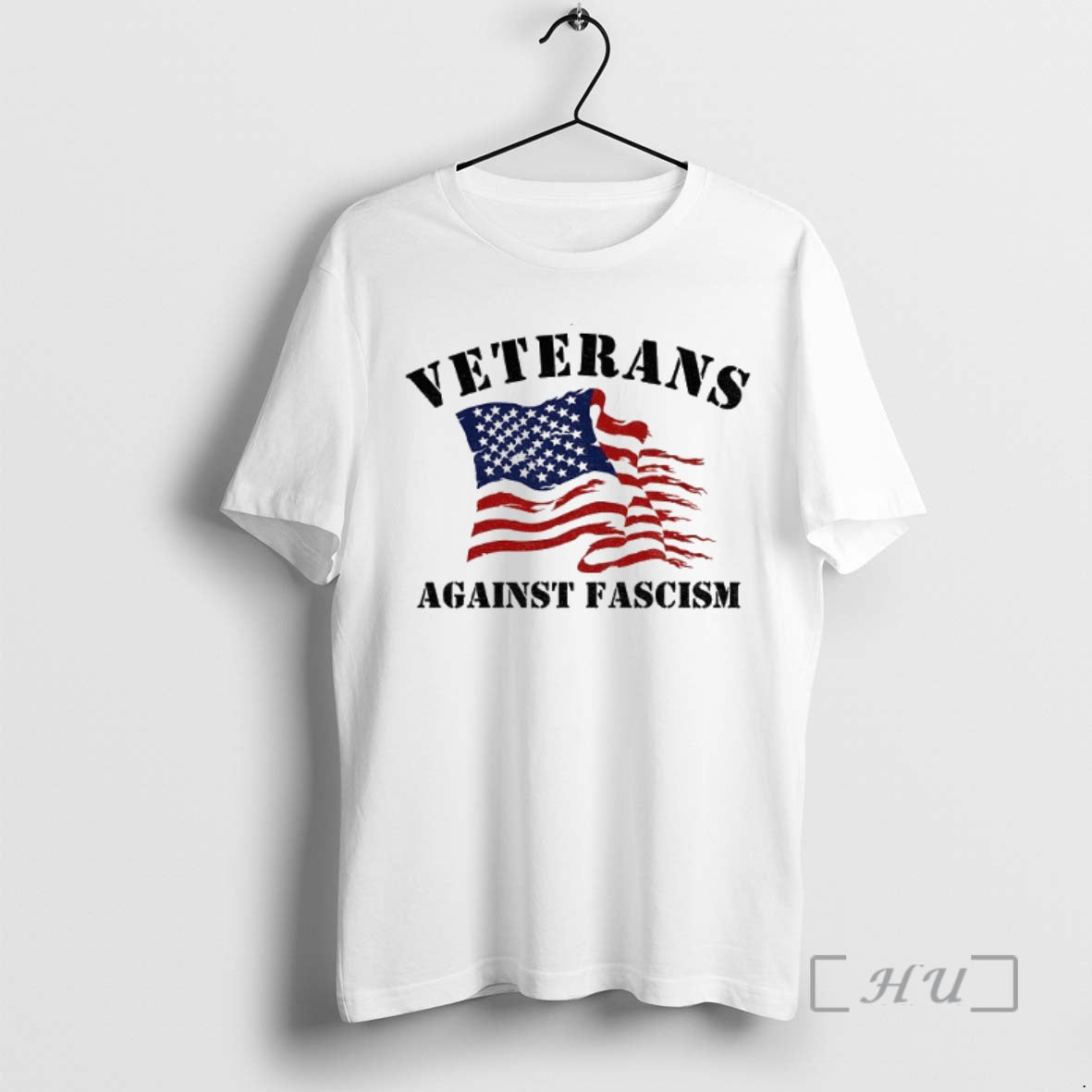 Trending Anti Trump Veteran Day Veterans Against Fascism Shirt Hoodie Sweatshirt | PurePodTees.com