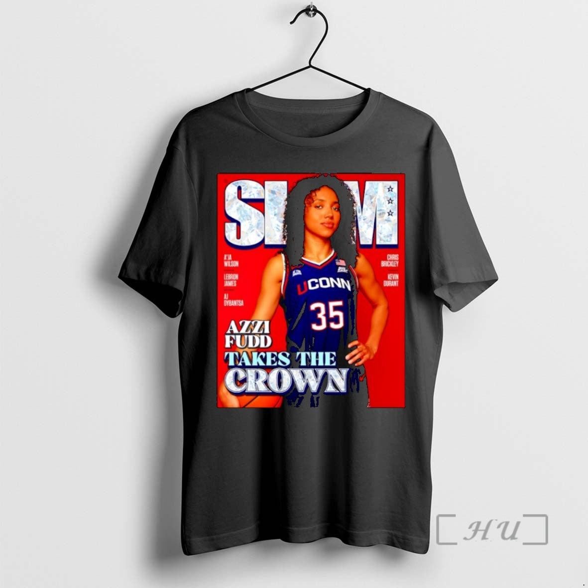 Trending Azzi Fudd Uconn Huskies Wnba Takes The Crown 2025 Final Four Mop Slam Premium Shirt Hoodie Sweatshirt