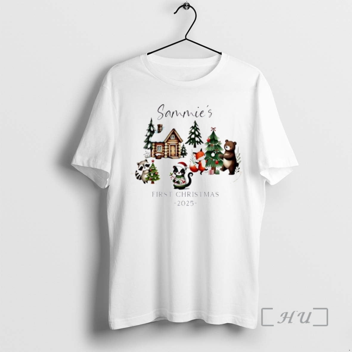 Trending Baby First Christmas 2025 Personalized Ornaments White Shirt Hoodie Sweatshirt | PurePodTees.com