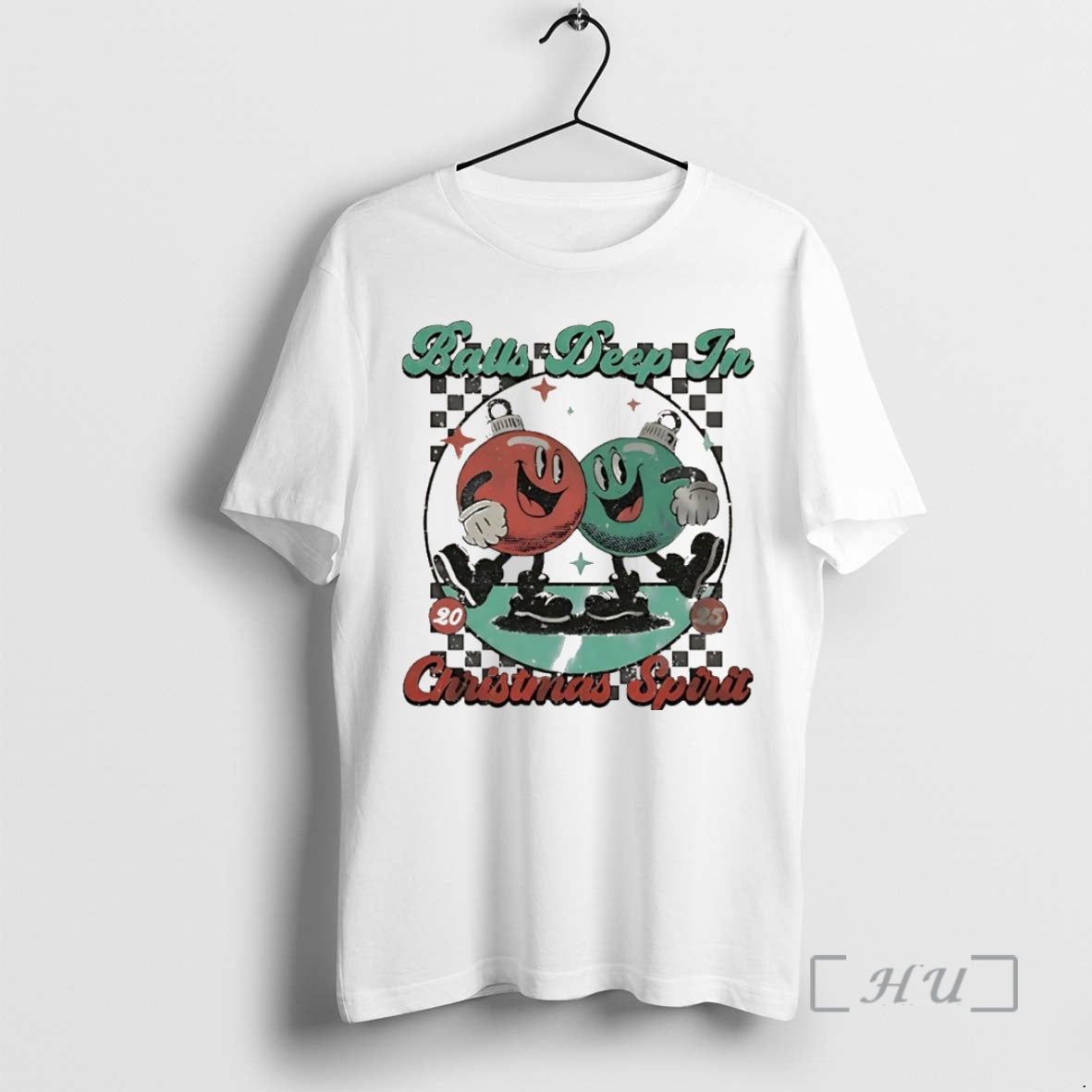 Trending Balls Deep In Christmas Spirit Vintage Christmas Shirt Hoodie Sweatshirt | PurePodTees.com
