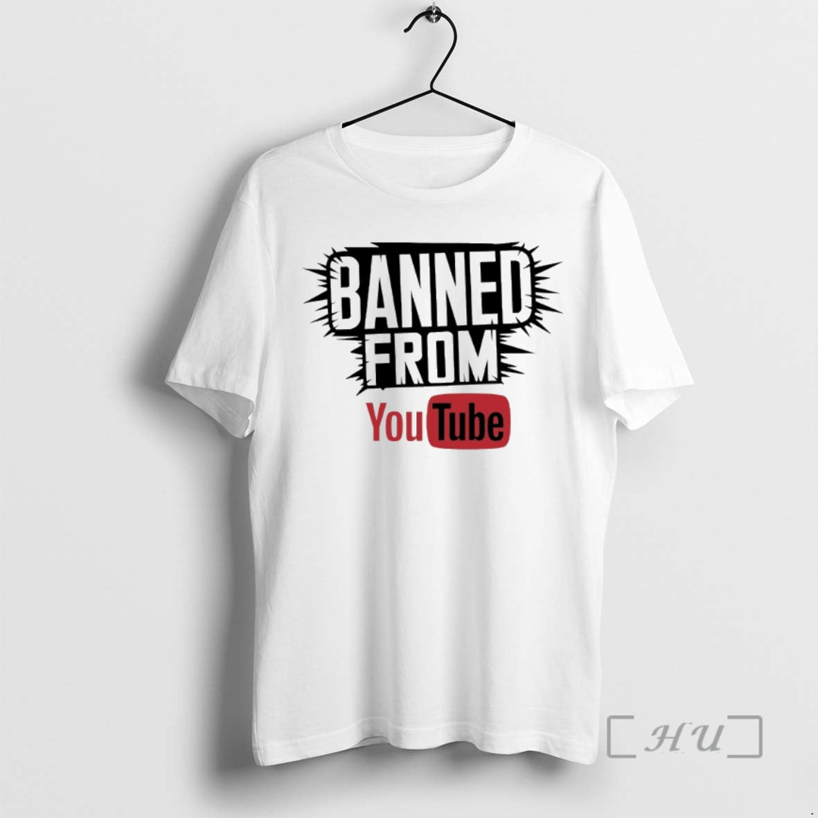 Trending Banned From Youtube Shirt Hoodie Sweatshirt | PurePodTees.com