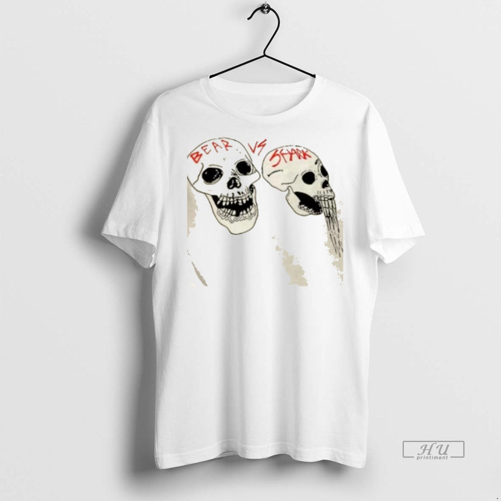 Trending Bear Vs Shark Skulls Snow Cone Graphic Tee Shirt Sweater