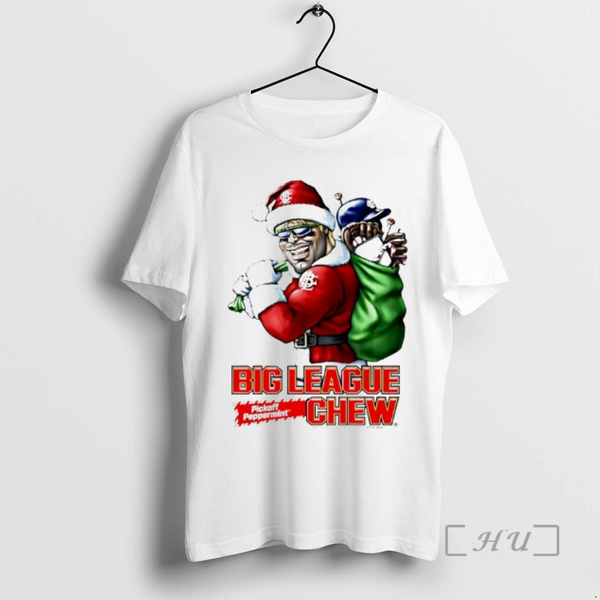 Trending Big League Chew Pickoff Peppermint Christmas Circle Shirt Hoodie Sweatshirt | PurePodTees.com