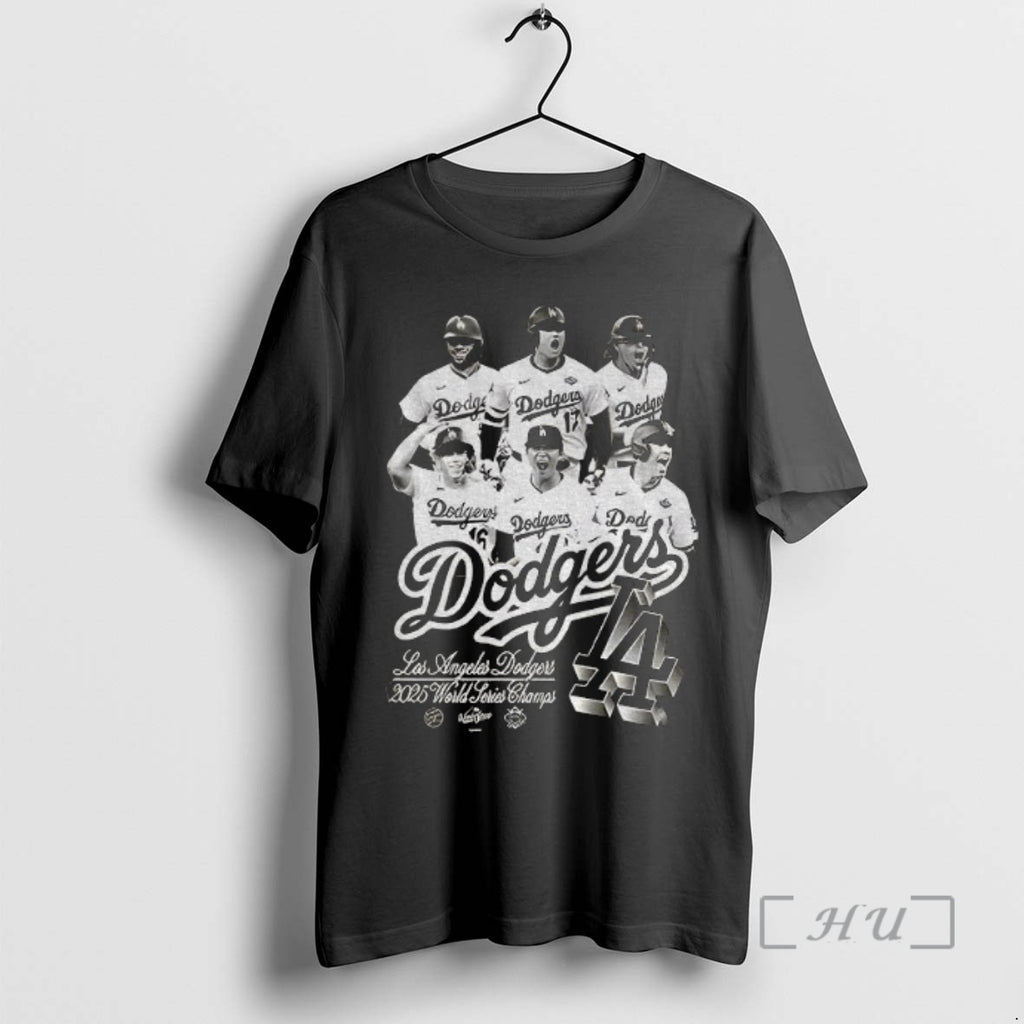 Trending Big Six Legend Los Angeles Dodgers 2025 World Series Champs Vintage Premium T Shirts Hoodie Sweatshirt
