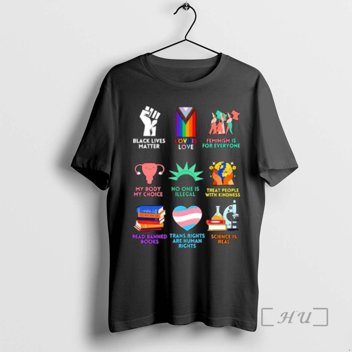 Trending Black Lives Matter Love Is Love Feminism Is For Everyone My Body My Choice Shirt Hoodie Sweatshirt | PurePodTees.com