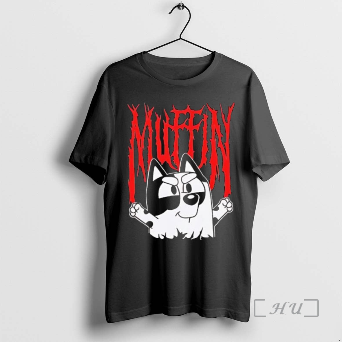 Trending Bluey Muffin Metal Shirt Hoodie Sweatshirt | PurePodTees.com