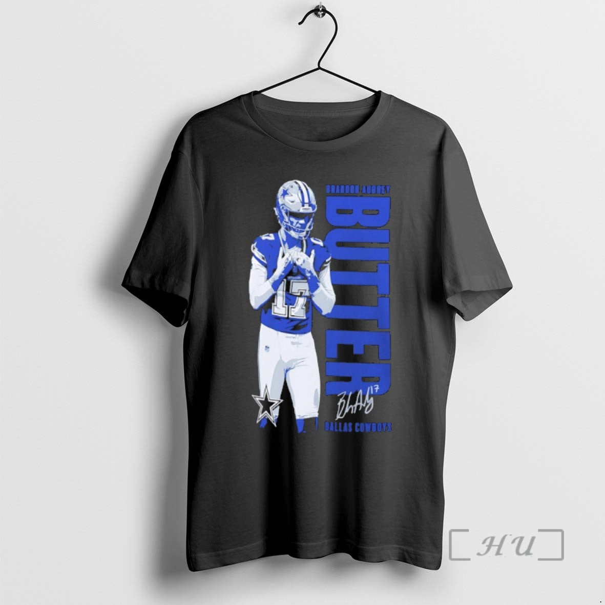 Trending Brandon Aubrey Like Butter Dallas Cowboys Signature Shirt Hoodie Sweatshirt | PurePodTees.com