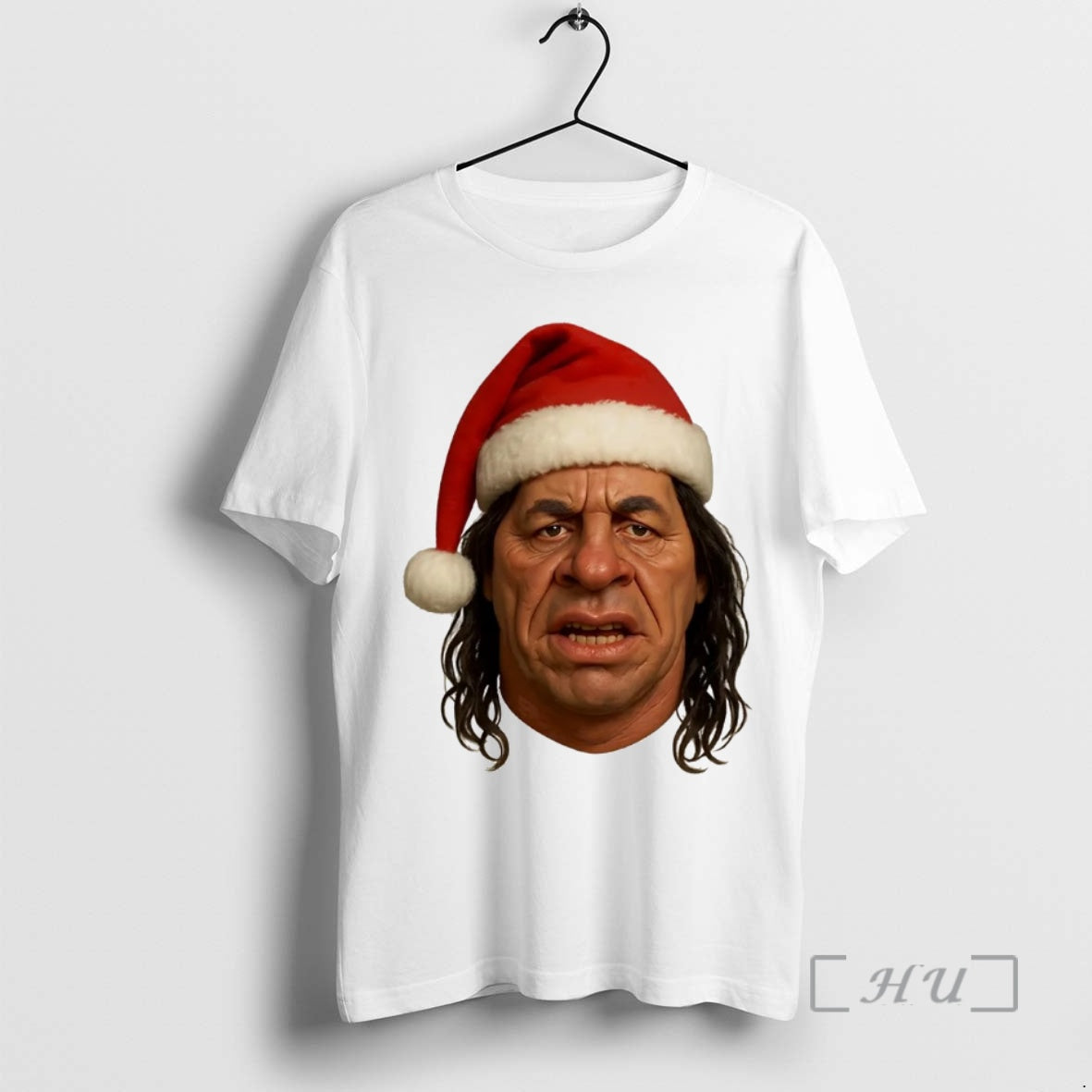 Trending Bret Hart Spitting Caricature Christmas Shirt Hoodie Sweatshirt | PurePodTees.com