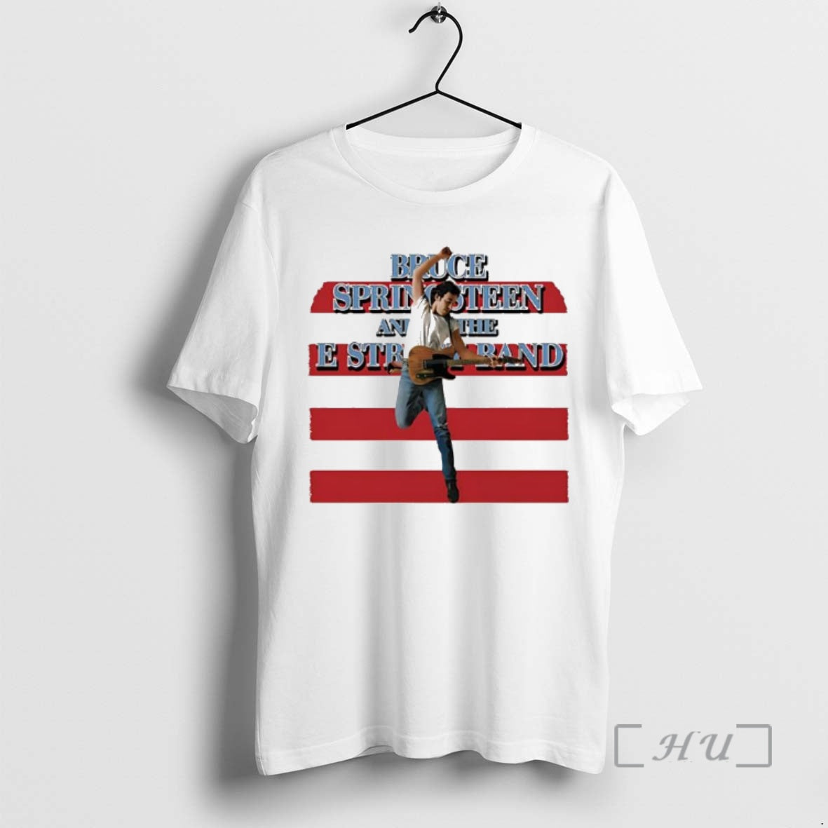 Trending Bruce Springsteen And The E Street Band Retro Born In The U S Shirt Hoodie Sweatshirt | PurePodTees.com
