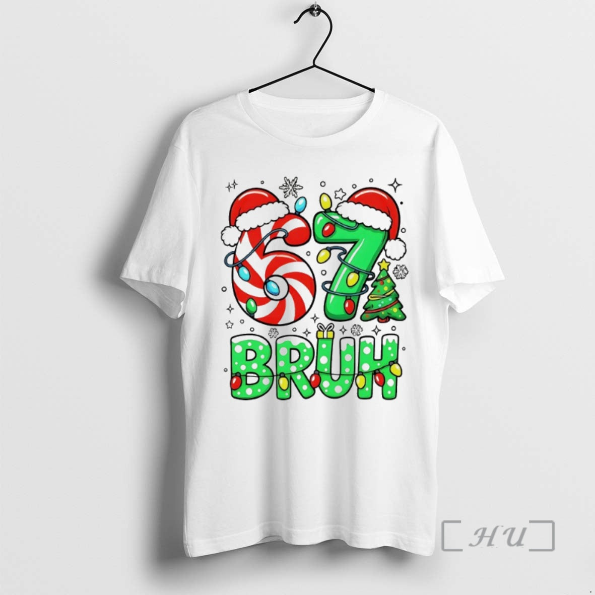 Trending Bruh 67 Christmas Shirt Hoodie Sweatshirt | PurePodTees.com