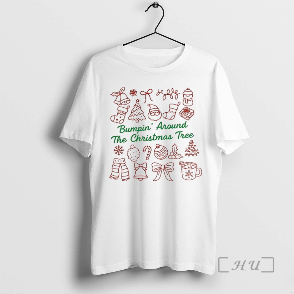 Trending Bumpin Around The Christmas Tree Merry Christmas Shirt Hoodie Sweatshirt | PurePodTees.com