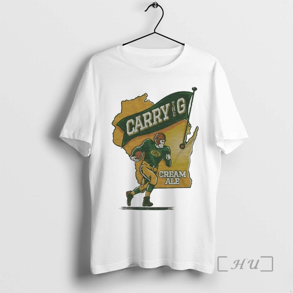 Trending Carry The G 2025 Cream Ale Gathering Place Brewing Company Green Bay Packers Fans Shirt Hoodie Sweatshirt