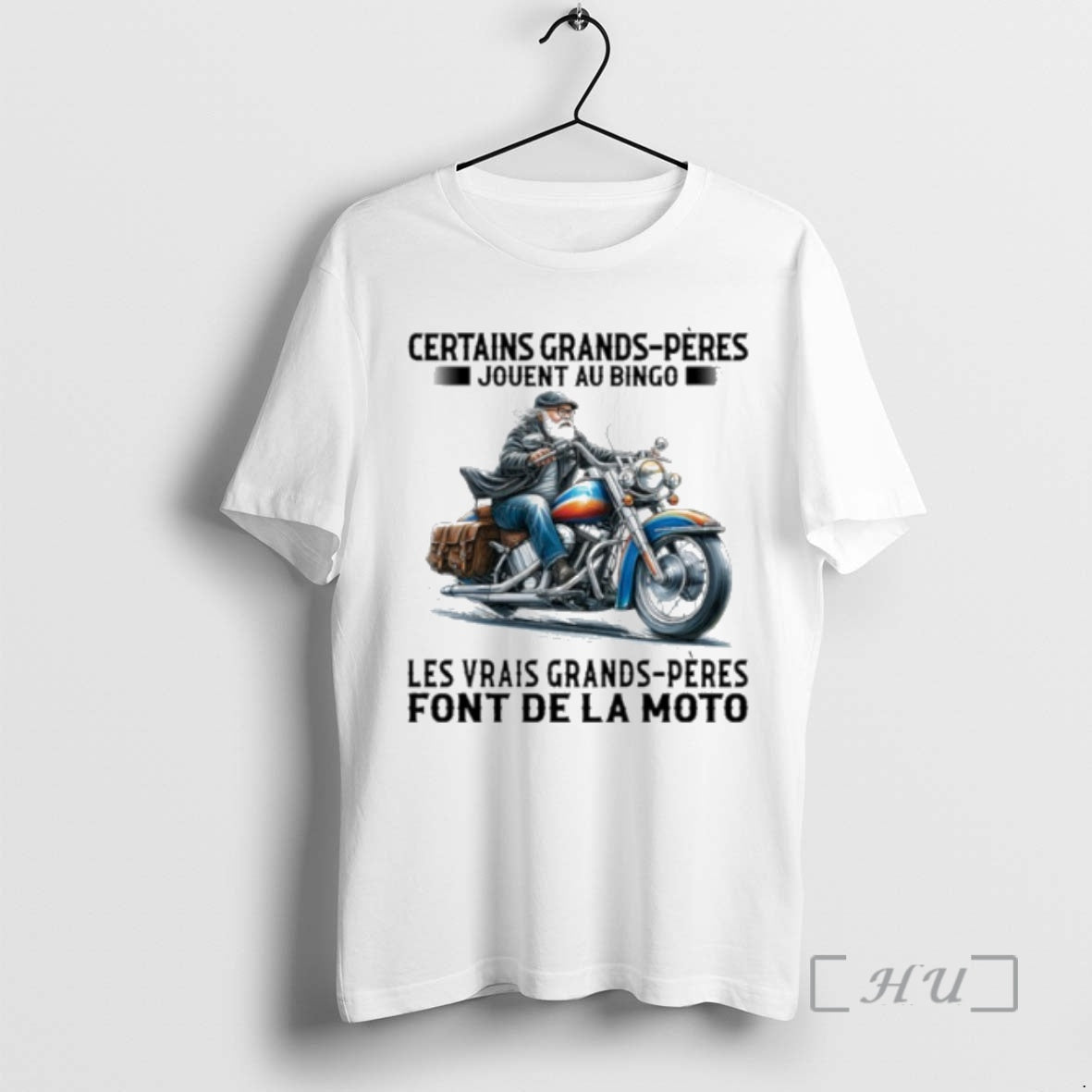 Trending Certains Grands Peres Jouent Au Bingo Les Vrais Grands Peres Font Dela Moto Premium Shirt Hoodie Sweatshirt