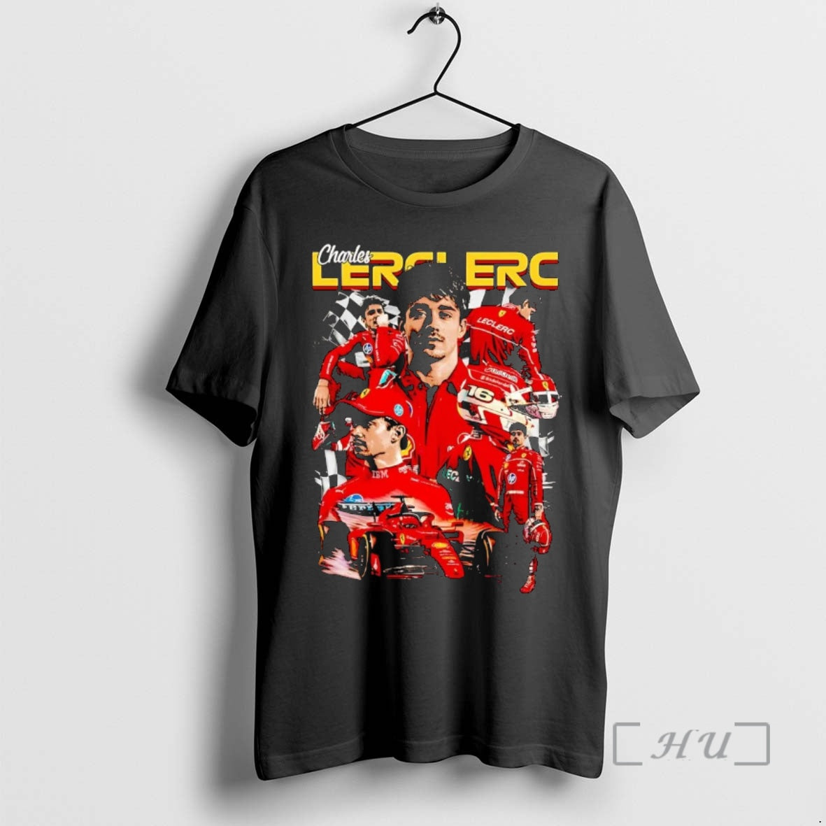 Trending Charles Leclerc Picture Collage 2 Sided Shirt Hoodie Sweatshirt | PurePodTees.com
