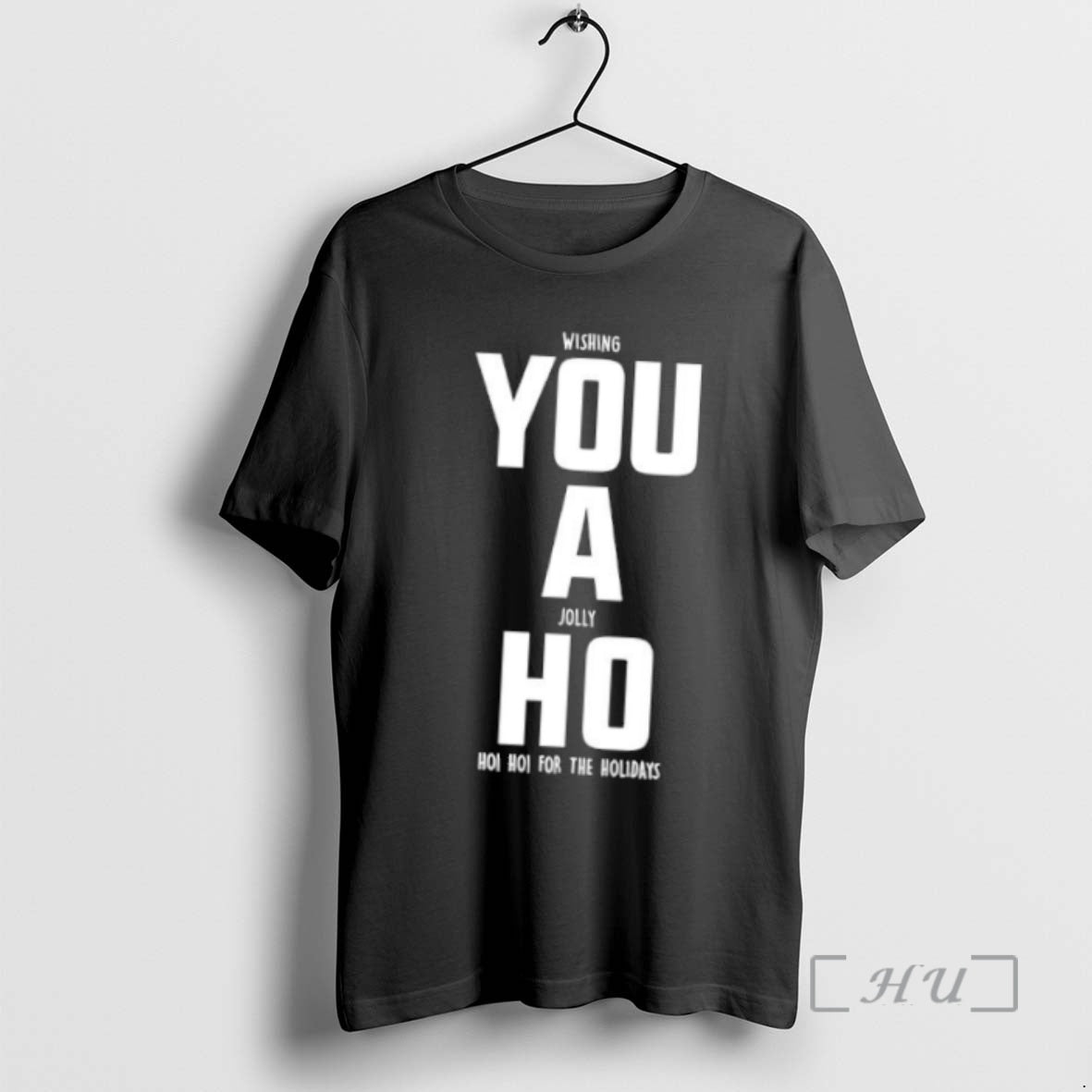 Trending Christmas 2025 Wishing You A Jolly Ho Hoi Hoi For The Holidays Premium Shirt Hoodie Sweatshirt | PurePodTees.com