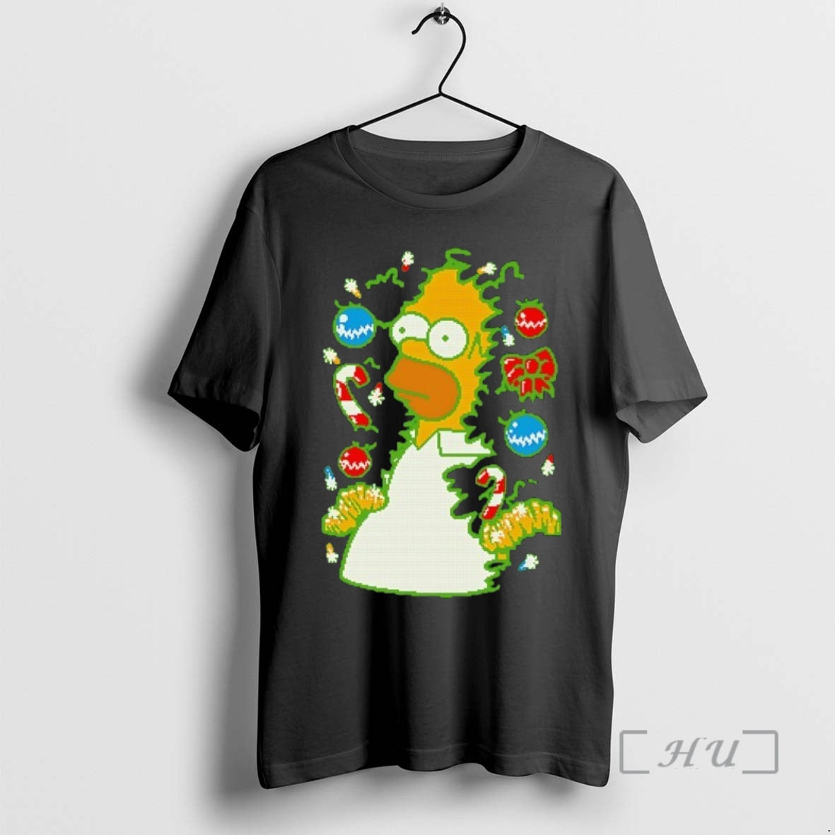 Trending Christmas Hideout Homer Simpson Bushes Shirt Hoodie Sweatshirt | PurePodTees.com