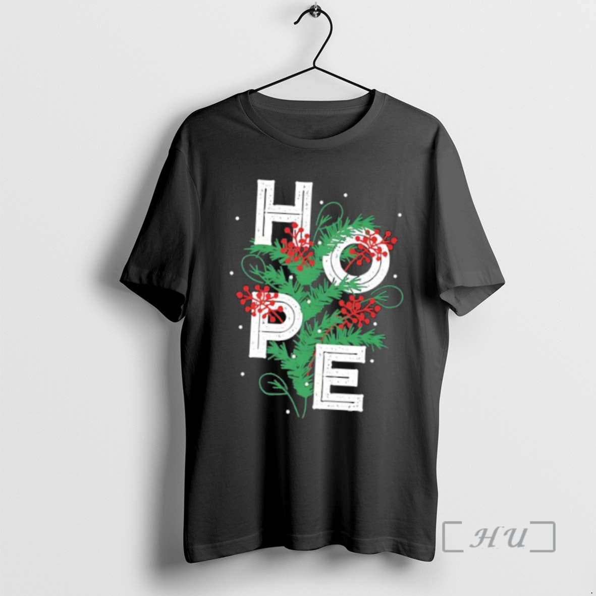 Trending Christmas Hope Mistletoe 2025 Shirt Hoodie Sweatshirt | PurePodTees.com