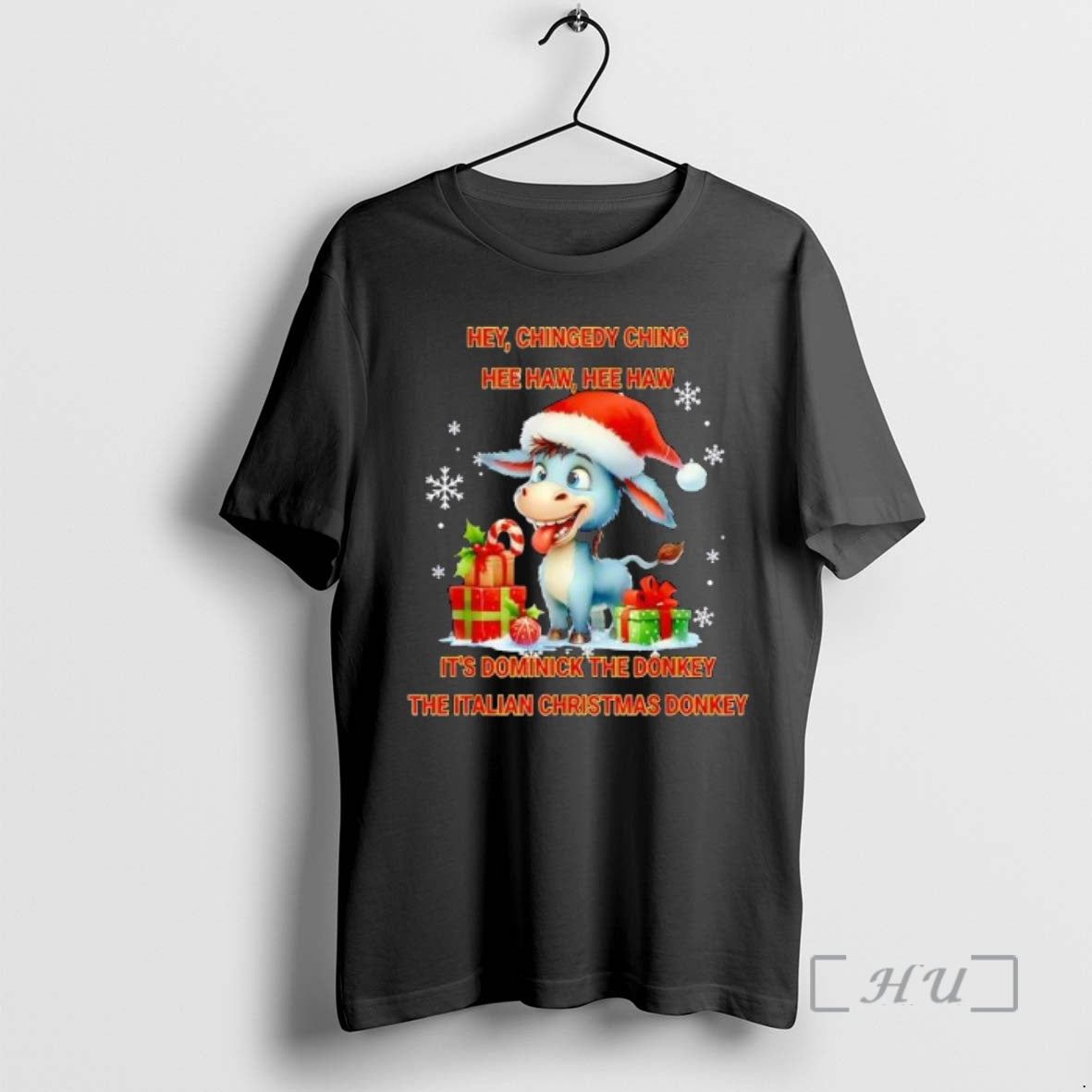 Trending Christmas Italian Christmas Donkey Dominick The Donkey Shirt Hoodie Sweatshirt | PurePodTees.com