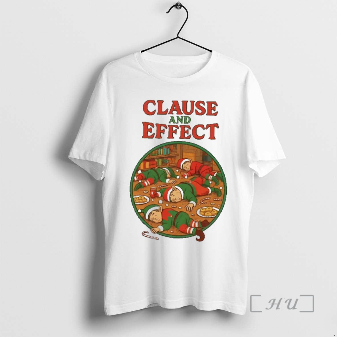 Trending Clause And Effect Elf Christmas Shirt Hoodie Sweatshirt | PurePodTees.com